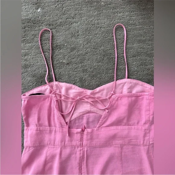 Zara Pink Midi Dress - Picture 5 of 6